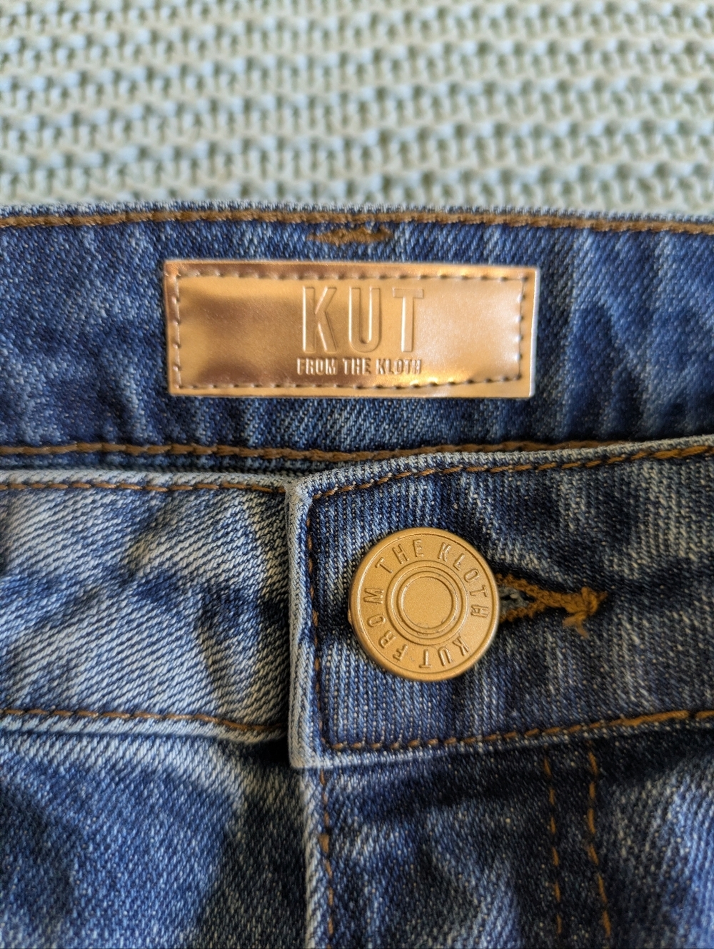KUT Sienna Wide Leg Hi-Rise Jeans Sz 14 - Picture 4 of 12